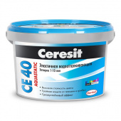 Затирка Ceresit CE 40 32 дымчатая роза 2 кг (ведро)