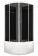 Душевая кабина Domani Spa Delight Slim 110 без электрики, высокий поддон 1000x1000x2180 (чер. стенки, тонир. стекла) DS01DS110HBT00 фото в интернет-магазине Пиастрелла