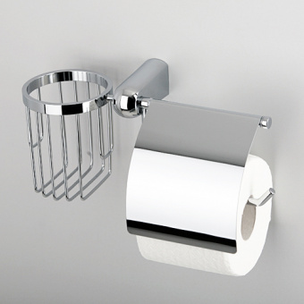 Berkel Держатель туалетной бумаги и освежителя хром Wasserkraft К6859 фото в интернет-магазине Пиастрелла