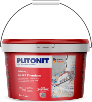 Затирка Plitonit Colorit Premium охра 2кг (ведро) фото в интернет-магазине Пиастрелла