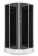 Душевая кабина Domani Spa Delight 110 Slim без электрики, низкий поддон 1000x1000x2180 (черн. стенки, тонир. стекла) DS01DS110LBT00 фото в интернет-магазине Пиастрелла
