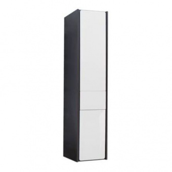 Ronda Шкаф-колонна 1390 мм. правый, белый глянец/антрацит ZRU9302967 Roca фото в интернет-магазине Пиастрелла