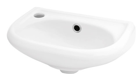 Бриз 40 умывальник с одним отверстием правый Сантек