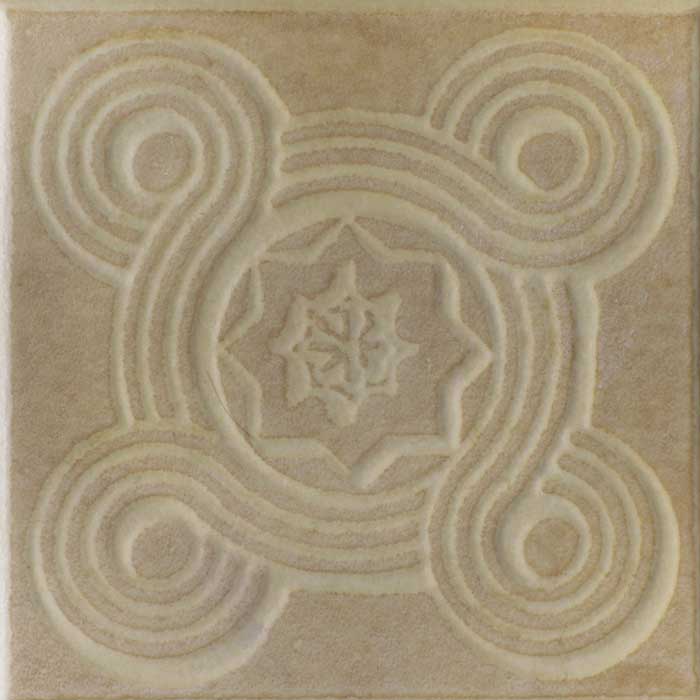 Этна бежевая 01 Бордюр 108*108 (1*42) Шахтинская плитка