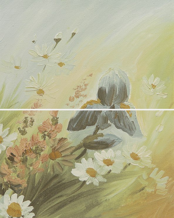 Эсте зеленая 02 Декор-панно 500*400 (1компл=2шт) Шахтинская плитка