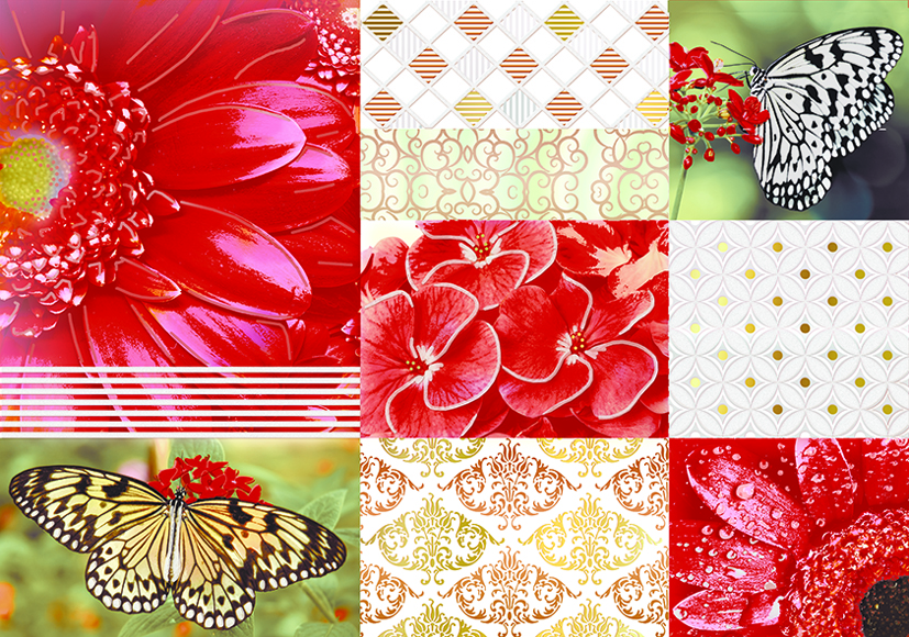 Гардения Декор 280*400 красная (1*10) сортовой ВКЗ