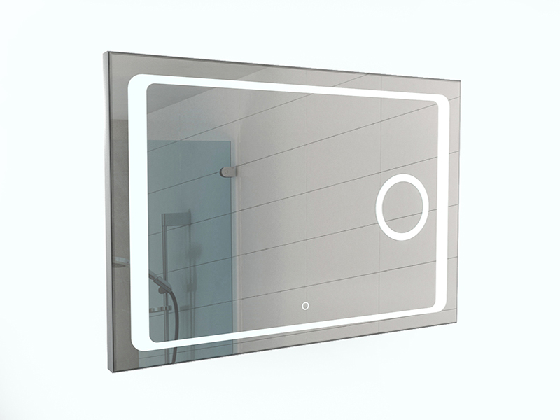 Galaxy 100 alum (линза) Зеркало с подсветкой Sansa Домино