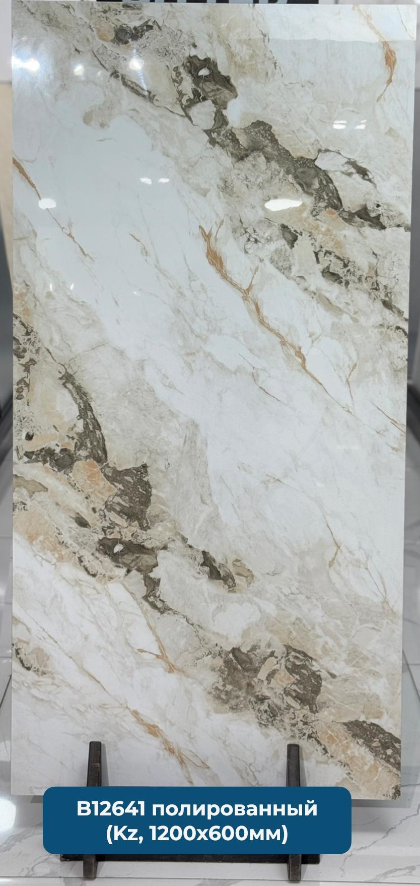 B12641 Керамогранит 1200*600 полированный (0,72*3=2,16)  Казахстан