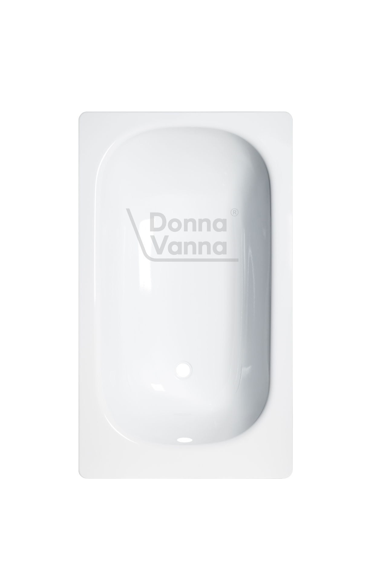 Ванна стальная 1050*650*365 белая орхидея с антиб.пок. DONNA VANNA ВИЗ