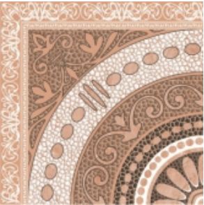 Травертин Адриатика Декор 400*400 (1*8)  напольный VINCHI