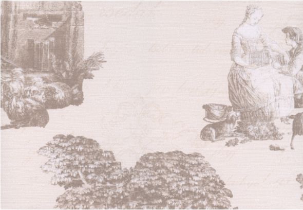 Пастораль 3 Декор-1 275*400 (1*13) Керамин