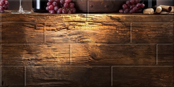 Брик 4 Панно 300*600 (1*9)  кремовый Березакерамика