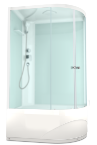 DOMANI-Spa Delight Slim 128 L, в/п, б/стен, см/стек, б/эл