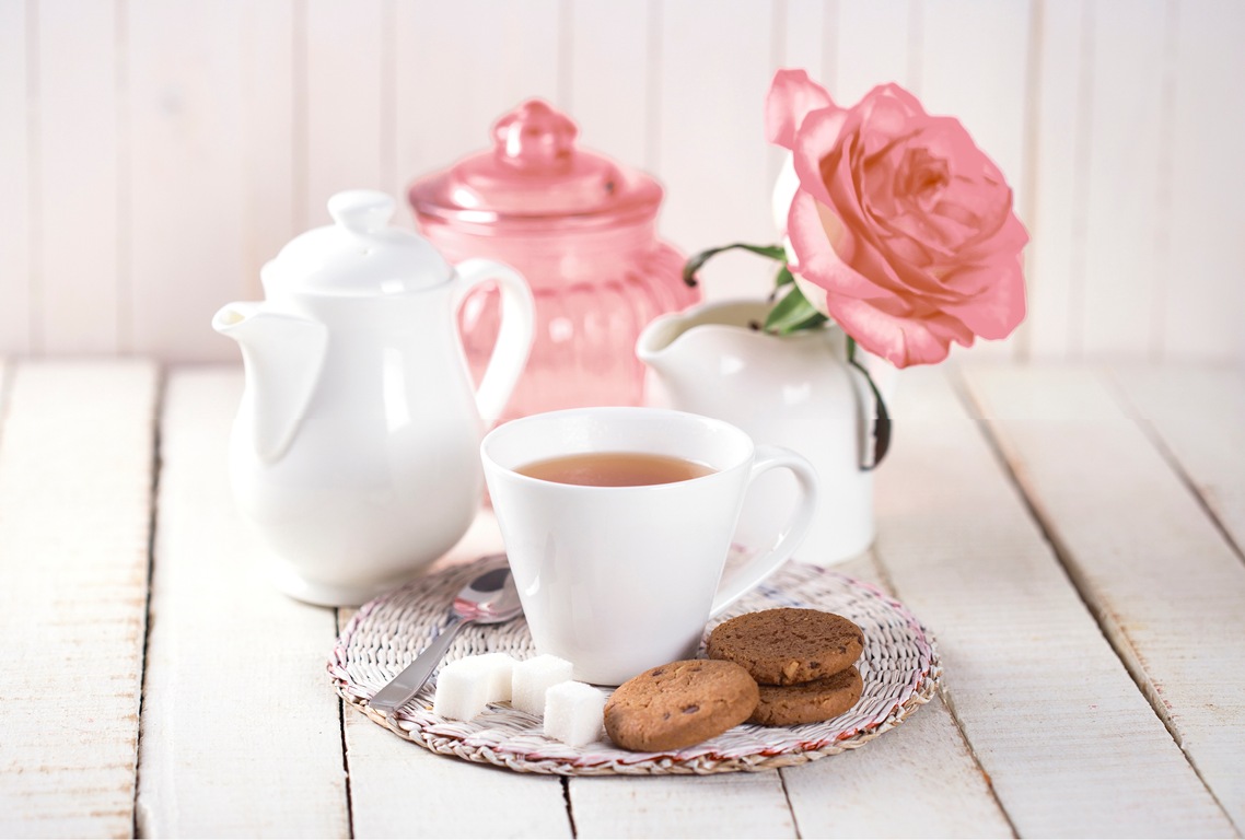 Капкейки 1 Декор-панно из 2-х плиток (с розой) 200*300 (1*8)