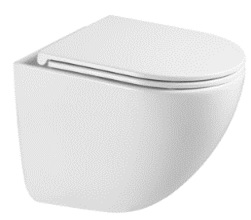 Teramo Vortex 3 покол. Унитаз подвес. торнадо безобод. с быстросъем. сиденьем м/л VT61104H Vinchi