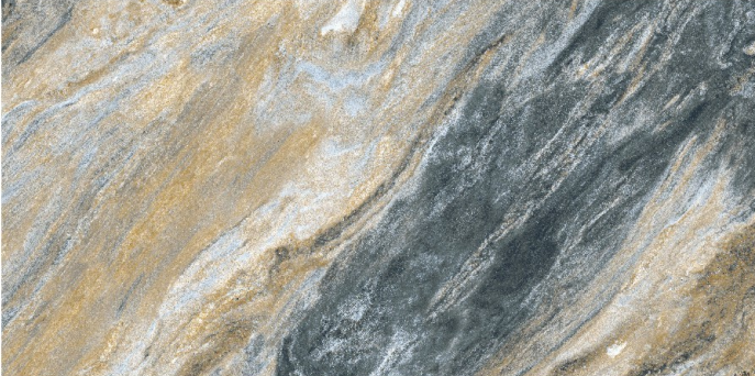 Керамогранит 1200*600*9 сине-бежевый мрамор полированный (0,72*3)