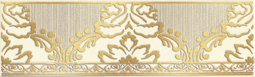 Катар Бордюр 75*250 белый (1*40) Ласселсбергер