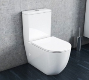 Teramo Vortex Унитаз напольный торнадо безобод. с быстросъемным сиденьем микролифт VT51104H Vinchi