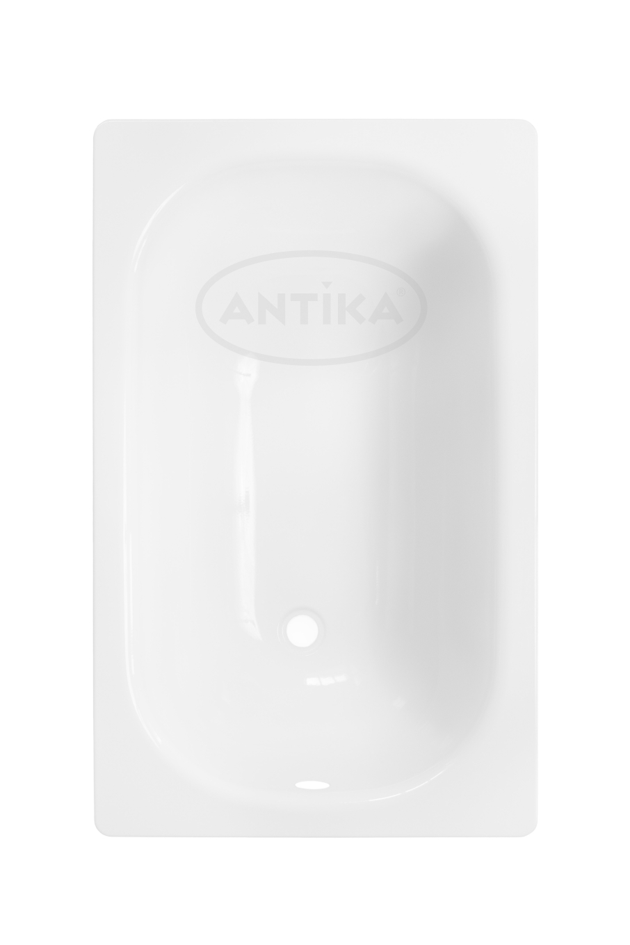 Antika Ванна стальная 1400*700*400 рант с опорной подставкой (белая