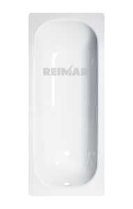 Reimar Ванна стальная 1500*700 с полим.покрыт.белая орхидея с оп.подст