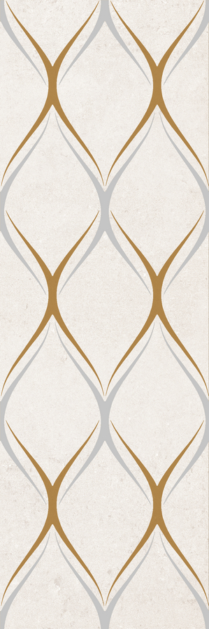 Silvia beige decor 03 300*900 1 сорт (1*5) Gracia Ceramica