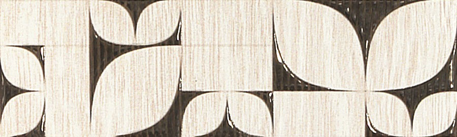 Santiago black border 01 Бордюр 75*250 (1*20) Шахтинская плитка