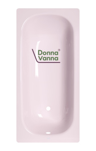 Ванна стальная 1700 розовый коралл с оп. подст. DONNA VANNA ВИЗ
