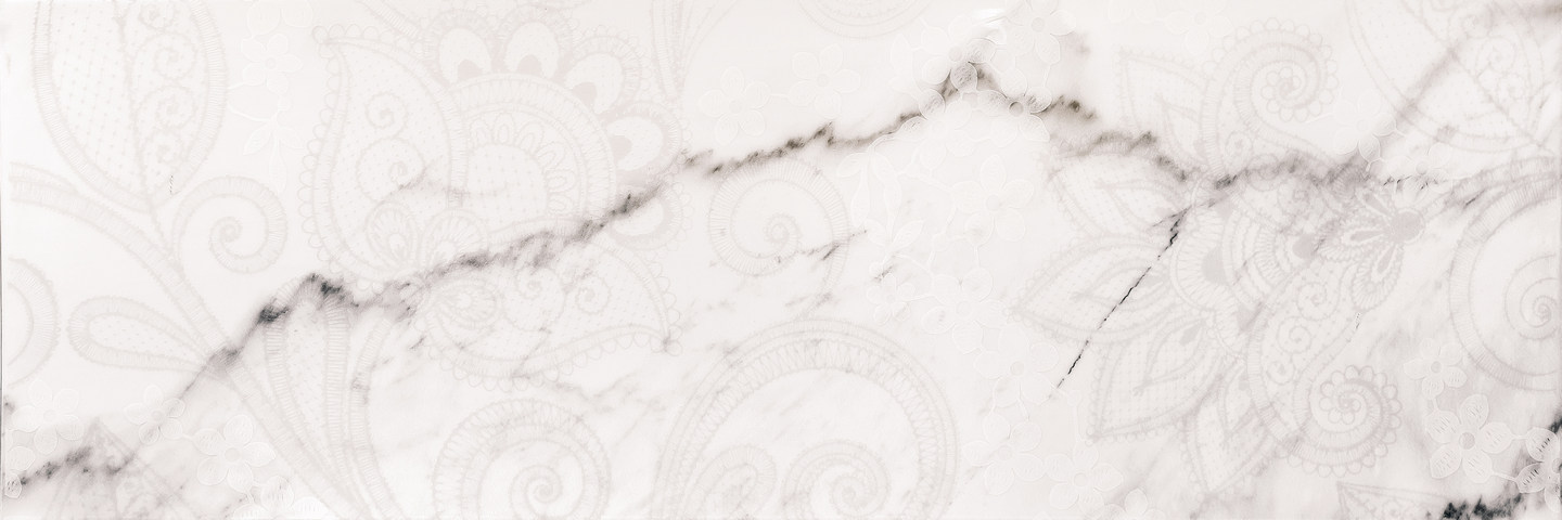 Casa Bella white decor 01 250*750 (1 сорт) (1*6) Gracia Ceramica