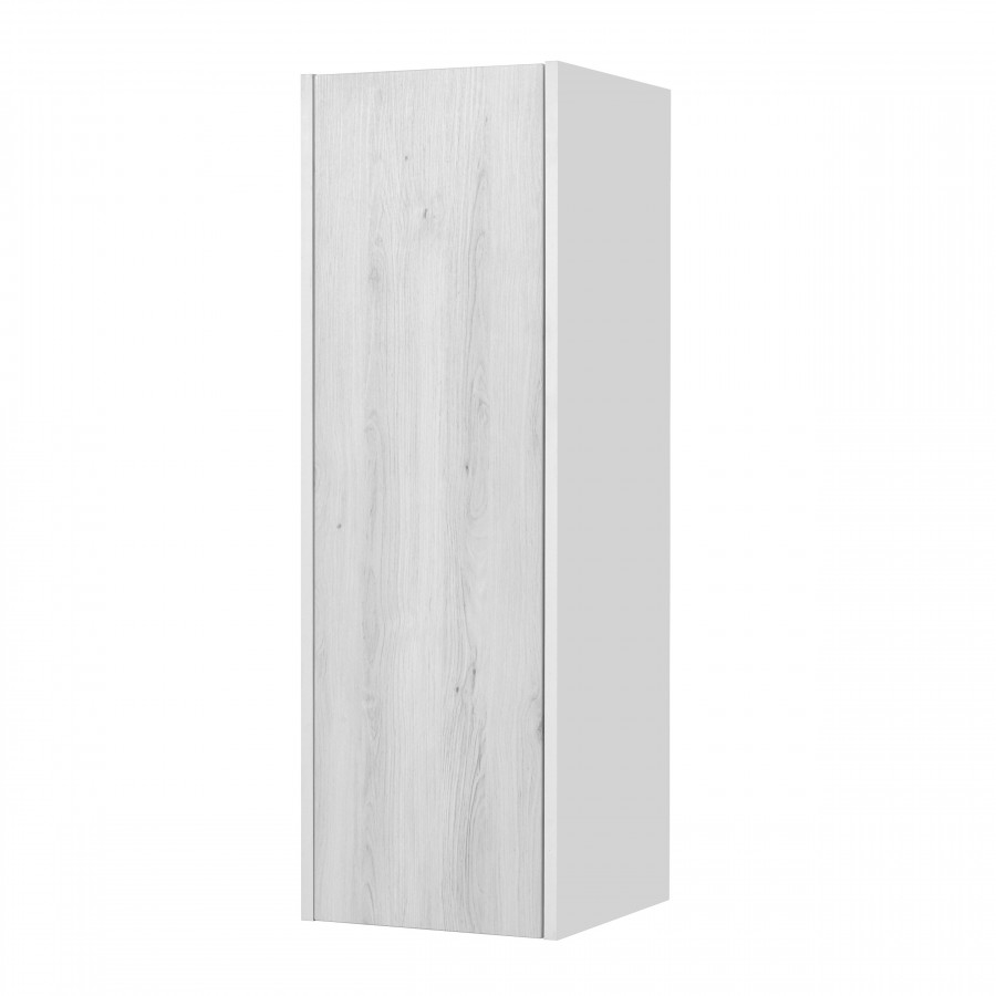 Сакура Шкафчик левый Ольха Наварра/белый глянец