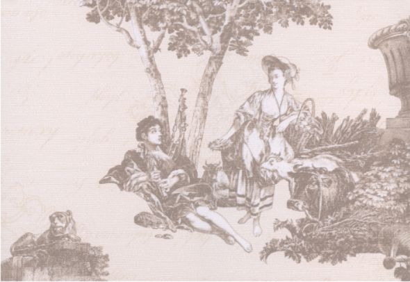 Пастораль 3 Декор-4 275*400 (1*13) Керамин