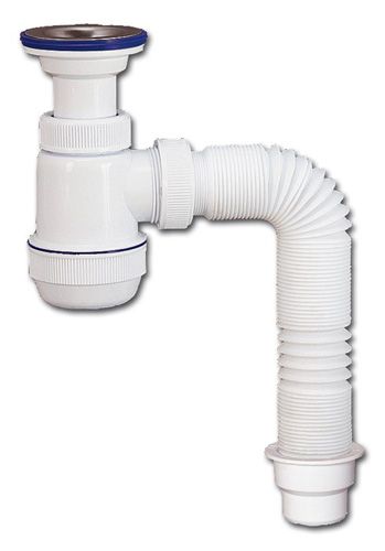 Мини Элит Сифон д/раков,нерж.д70мм и гофр.800мм (1 1/2-40/50) VIRPLAST