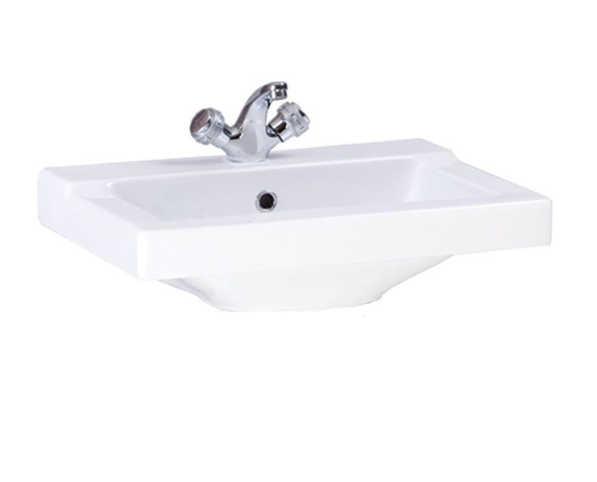 Орион Умывальник с переливом белый Santeri