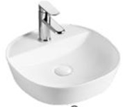 Livorno Раковина 40 накладная с полочкой под смеситель, белая VT70205H Vinchi