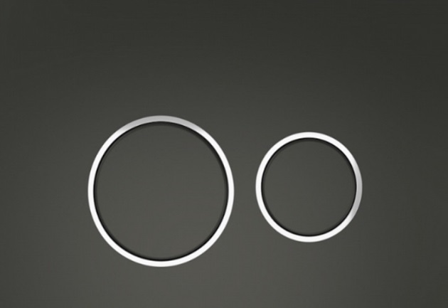 Teramo Клавиша смыва, инстал VT11007H, VT33007H, VT53007H, дв. смыв черный мат. хром VT50107H Vinchi