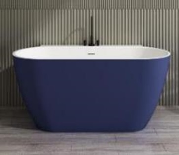 Fodga Ванна акриловая 170x80 пристенная синяя матовая VT21031H Vinchi