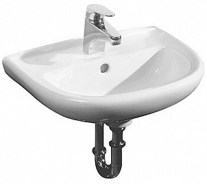 DEEP by Jika Раковина 500*410 белый с отверстием Jika