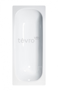 Ванна стальная 2,7 мм Tevro 1600*70*40 ( белый лотос) б/р с опорн подс