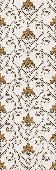 Silvia beige decor 02 300*900 1 сорт (1*5) Gracia Ceramica