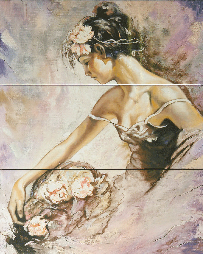 Arabeski purple panno 01 600*750 (1*3) Gracia Ceramica