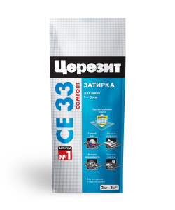 Затирка Ceresit CE 33 07 серая 2кг