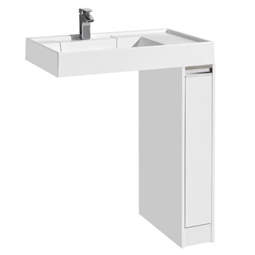 Лондри 20 Тумба-умывальник под с/машину Акватон