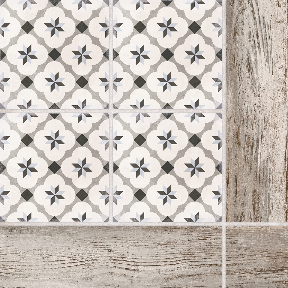 Борджиа КГ Декор 450*450 мозаика беж.8мм (0,203*8=1,62*26) Ласселсб