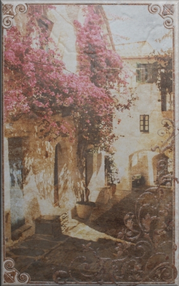 Palermo beige decor 05 250*400 (1*13) Шахтинская плитка