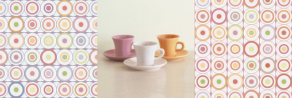 Диско 2 Декор (розовый/оранжевый) 100*300 (1*16)