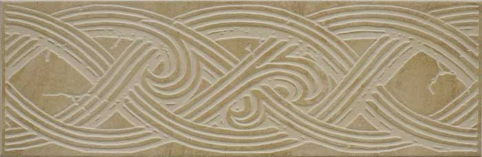 Этна бежевая 01 Бордюр 108*330 (1*14) Шахтинская плитка