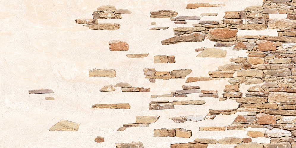 Травертин Французский переулок Декор Камень 2 250*500 (1*7) VINCHI