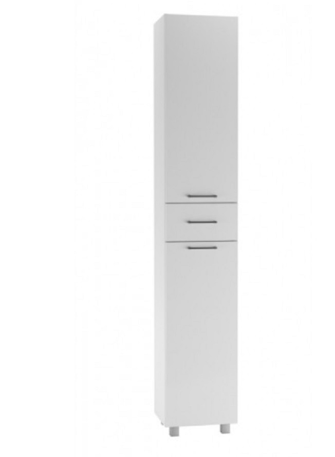 Контраст 35 Пенал напольный с верхним ящиком В1 левый АЙСБЕРГ Домино