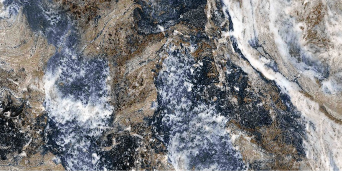 Керамогранит 1200*600*9 сине-бежевый мрамор полированный (0,72*3)