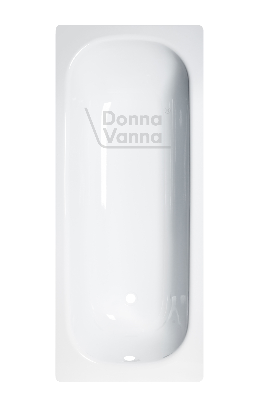 Ванна стальная 1500*700 белая орхидея с оп. подст. DONNA VANNA ВИЗ