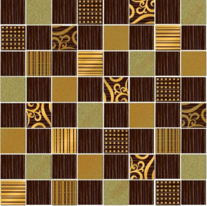 Фиоренте 2 мозаика 200*200 коричневая (1*5) VINCHI